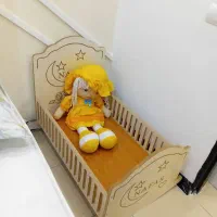 تخت گهواره ننو تخت کنار مادر تمام چوب نونو