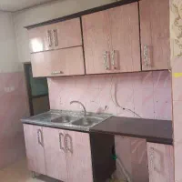 تعدادی کابینت تمام فلز طرح چوب