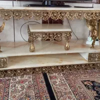 زیر تلویزیون برنز اصل اصل،سنگ مرمر