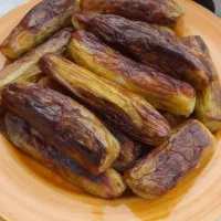 بادمجان سرخ شده و کبابی