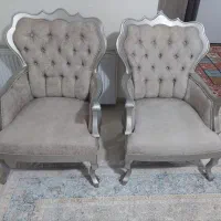 مبلمان 7 نفره با عسلی چوب راش