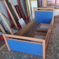 تخت خواب چوبی پسرانه یک نفره