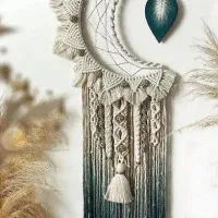 انواع دیوارکوب مکرومه|صنایع دستی و سایر لوازم تزئینی|قم, باغ کرباسی|دیوار