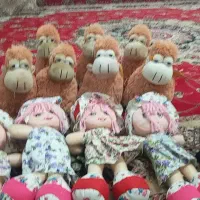 عروسک|اسباب‌بازی بچه|قم, باغ شریفی|دیوار