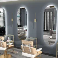 آیینه ساده کپسولی نورمخفی (بدونه سندبلاست)|آینه|قزوین, |دیوار