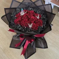 گل های ماندگار روبانی|گل مصنوعی|ارومیه, |دیوار