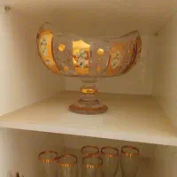 کشکول و کاسه با زرکوب طلای ۱۸ عیار