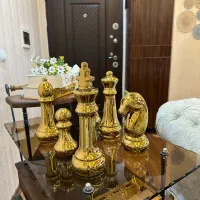 دکوری شطرنج طلایی
