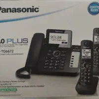 تلفن پاناسونیک رومیزی به همراه دو بیسیم