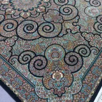 فرش پرگل سورمه ای|فرش|بندرعباس, |دیوار