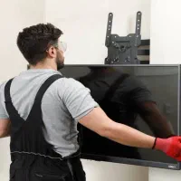 نصب تلویزیون به دیوار نصب و تنظیم آنتن