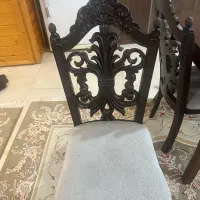 ناهارخوری چهار نفره چوبی|میز و صندلی غذاخوری|شیرود, |دیوار