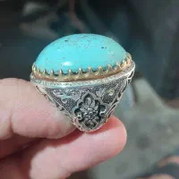 انگشتر فیروزه طبیعی و دستساز غول مرحله آخر|جواهرات|کرمانشاه, |دیوار