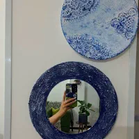تابلو وکوچه وبشقاب ‌....‌پتینه ای