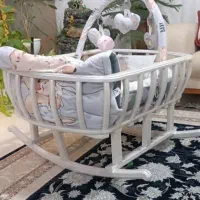 گهواره چوبی راک|اسباب و اثاث بچه|باغستان, |دیوار