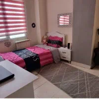 پرده زبرا ترک و روتختی یک نفره دخترانه