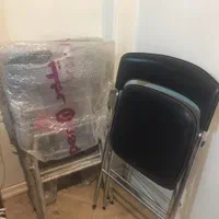 صندلی اصل چرم مشکی نیلپر|صندلی و نیمکت|تهران, گلستان (شهرک راه آهن)|دیوار