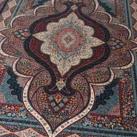 فرش ۳*۲  کیمیا سرمه ای ،۷۰۰ شانه با تراکم ۲۵۵۰