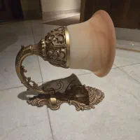 لوستر۸شاخه برنجی ۲شاخه دیواری