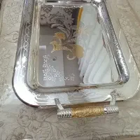 سینی گلدار طلایی مارک چین ضخیم|ظروف سرو و پذیرایی|تبریز, |دیوار