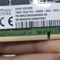رم 16 گیگ DDR5 لپتاپ فرکانس 5600|قطعات و لوازم جانبی رایانه|بندر گناوه, |دیوار