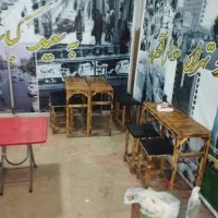 میزصندلی کافه ای فست فود کافی‌شاپ ناهارخوری کمجا|میز و صندلی غذاخوری|تهران, عبدل‌آباد|دیوار