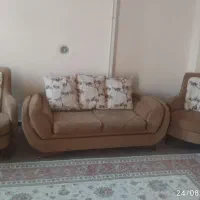 مبل راحتی ۷نفره،به همراه میز وسه تا عسلی