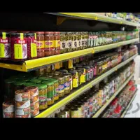 قفسه بندی انباری/قفسه ایساکویی/قفسه سفیدوقرمز|فروشگاه و مغازه|کرج, شهرک جهان‌نما|دیوار