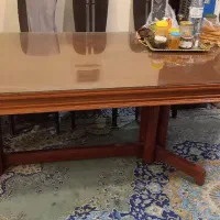 میز ناهارخوری ۱۰ نفره ی عسلی