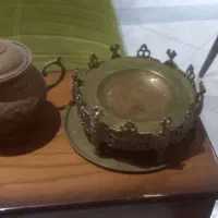 قوری و منقل مسی عتیقه
