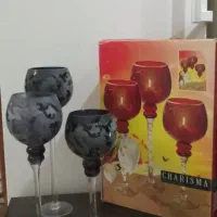 جا شمعی شیشه ای