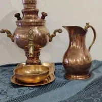 دکوری سماور و قوری برنج|صنایع دستی و سایر لوازم تزئینی|تهران, تهرانپارس غربی|دیوار