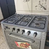 گاز ۵ شعله تمیز و سالم|اجاق گاز و لوازم برقی پخت‌وپز|سیاهکل, |دیوار