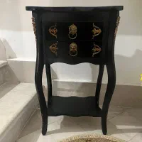 میز تلفن دو‌کشو