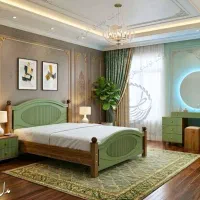 تولید تخت خواب دو نفره و تک نفره با روکش کره‌ای