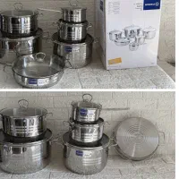 سرویس ۱۲ پارچ استیل اصلی کرکماز