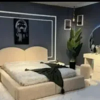 تخت دو نفره پارچه ای