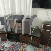 سیستم صوتی همراه با دی و دی و کاست