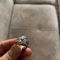 انگشتر نقره و زنجیر نقره