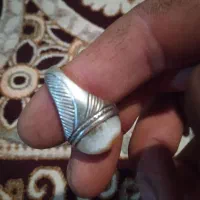 انگشتر نقره بابا قوری دو چشم