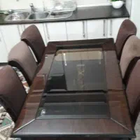 میز نهار خوری|میز و صندلی غذاخوری|بجنورد, |دیوار