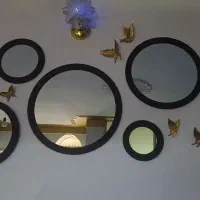 آینه ۵ تیکه با پروانه