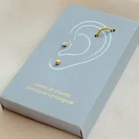 ایرکاف نقره و پرسینگ با روکش طلا|بدلیجات|قم, ارم|دیوار