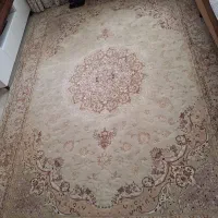 فرش ماشینی رنگ کرم ۹متری