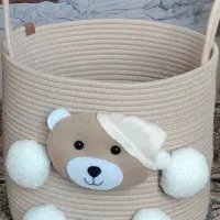 سبد رخت چرک نوزاد خرس تدی