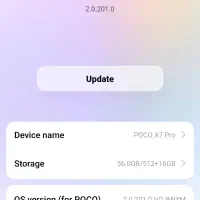 Poco x7 pro ۵/۳۰فعال شده