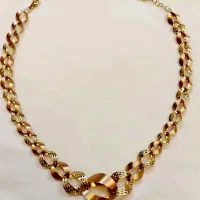 گردنبد طلا مدل روبرتو