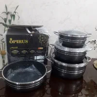 سرویس قابلمه و یک‌ماهیتابه گرانیتی نو