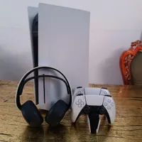 کنسول بازی ps5،هدست،استند شارژر،دو دسته|کنسول، بازی ویدئویی و آنلاین|اسلام‌شهر, |دیوار