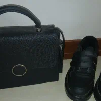 کیف و کفش مشکی سالم و تمیز
